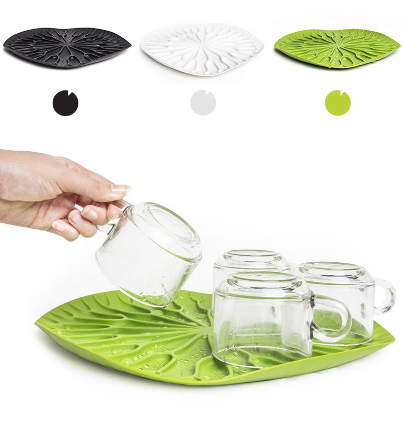 Сушилка-поднос Lotus белая Qualy QL10166WH - Вид №1