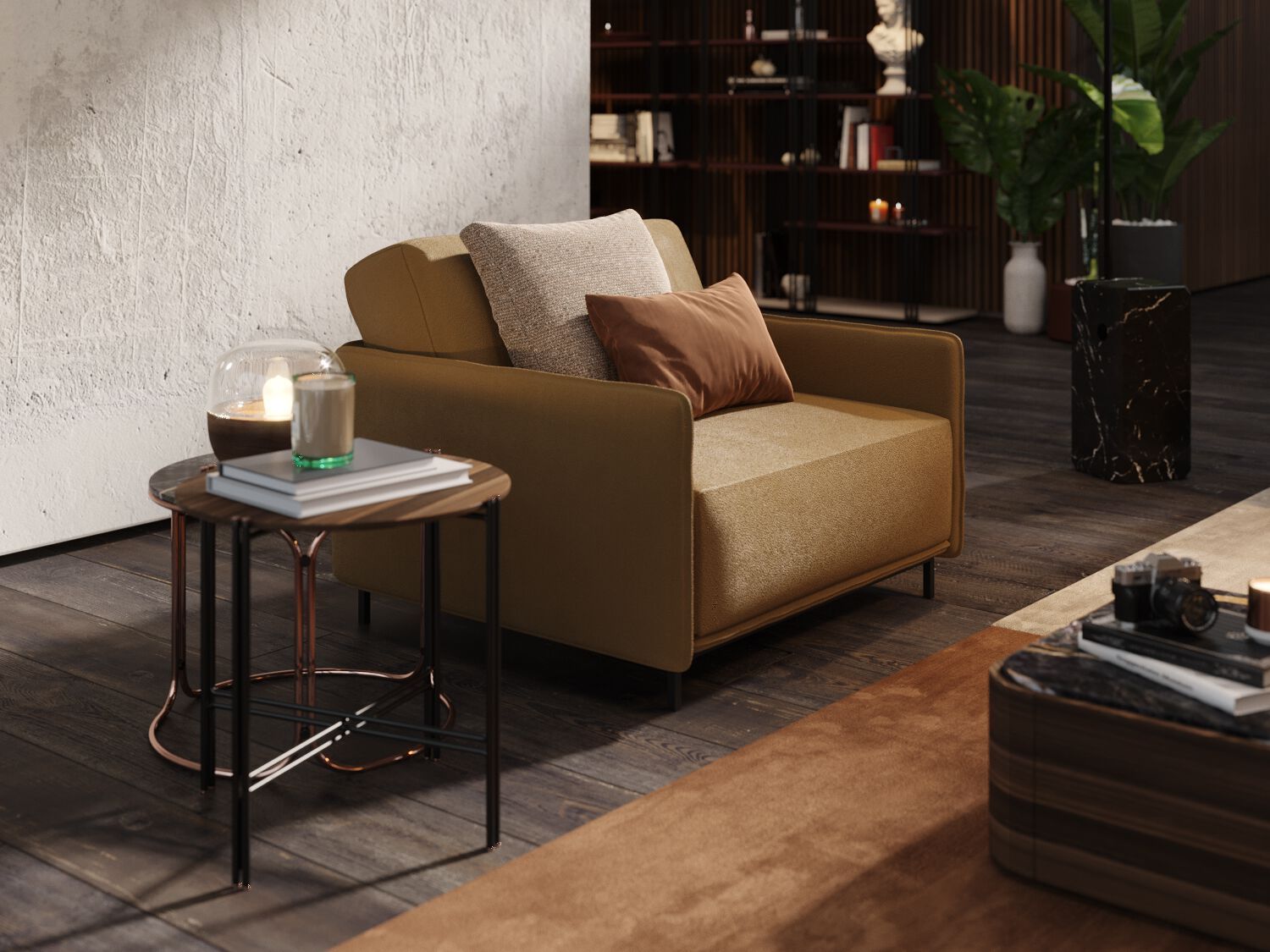 Тканевое кресло с подлокотниками PRADDY Metro ARCH-00063705 - Вид №4