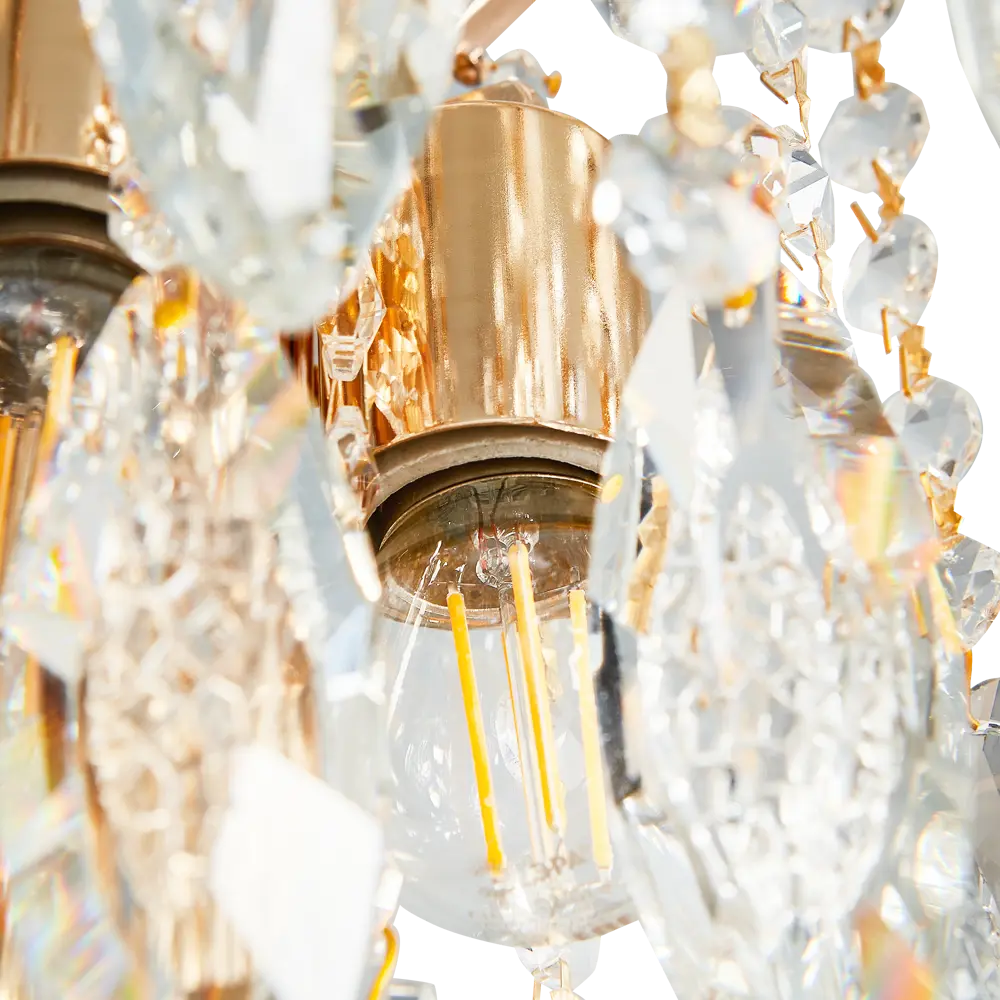 Светильник настенный бра Бриз 2 лампы 60 Вт E27 220 цвет золото DE CITY STLM-2172865 - Вид №5