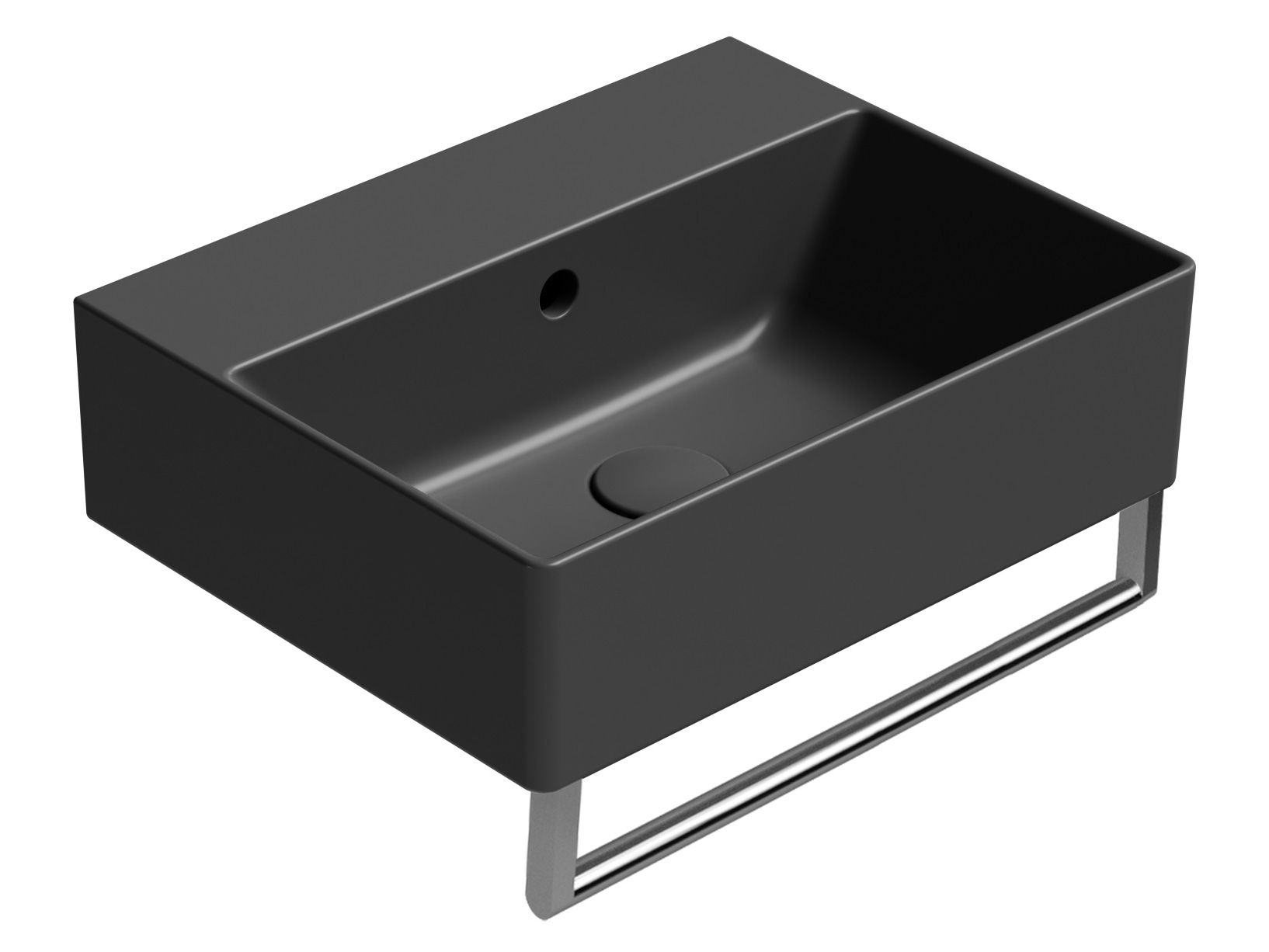 Керамическая прямоугольная раковина с держателем для полотенец GSI ceramica Color Elements ARCH-00068051