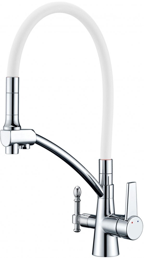 Смеситель ZorG Sanitary ZR 338-8 YF для кухонной мойки, хром