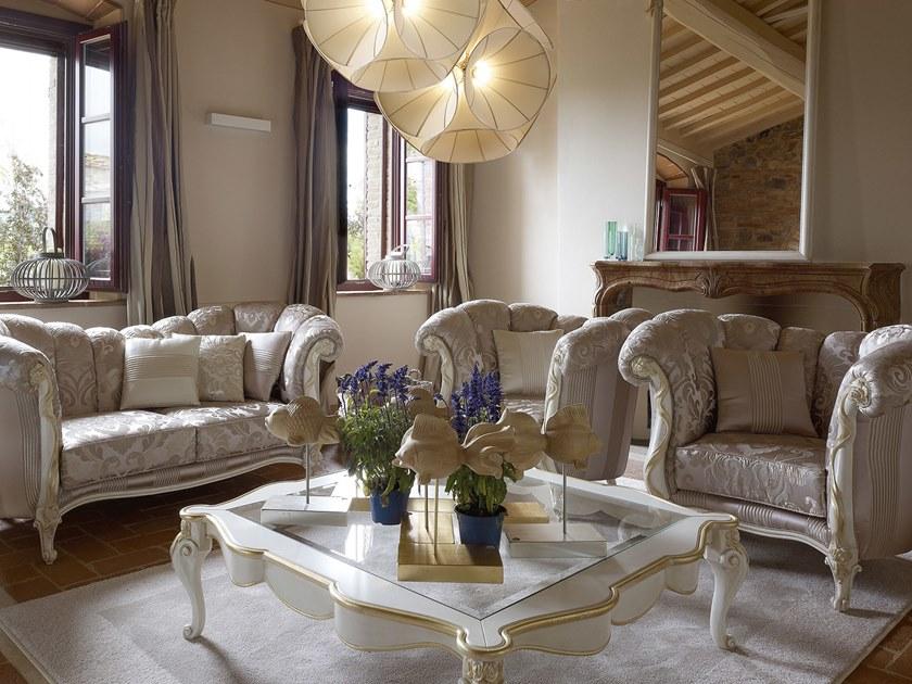 VOLPI Журнальный столик квадратный Night & day 1218 - Вид №1