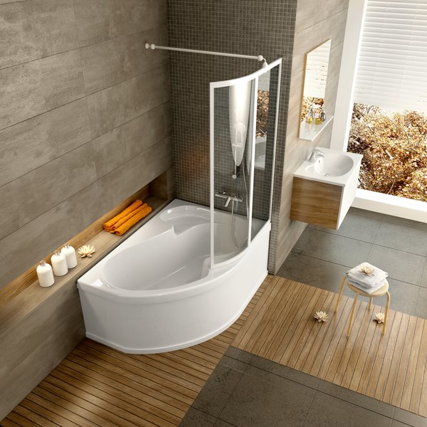 Ручка RAVAK Rosa II L серая B532L0000O - Вид №5