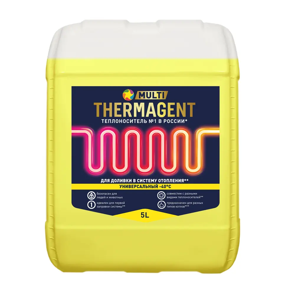 THERMAGENT Multi Эко - теплоноситель для доливки систем отопления, 5 л 82640749 STLM-0032687