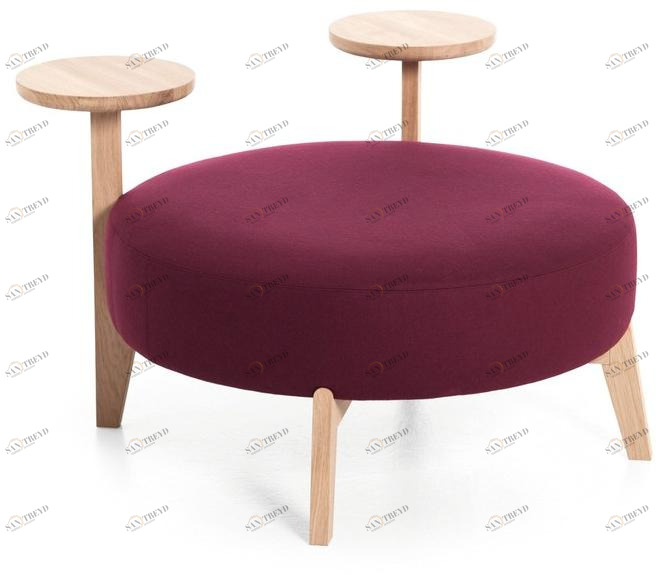 Very Wood Круглый пуф из ткани Isola sun-id-1368309