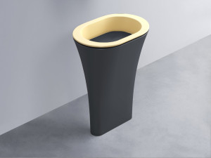 AMLA65-CN+AMPILO-BA+AMCOLO-BA Раковина Amedeo Ovale отдельностоящая cielo Enjoy + Amedeo