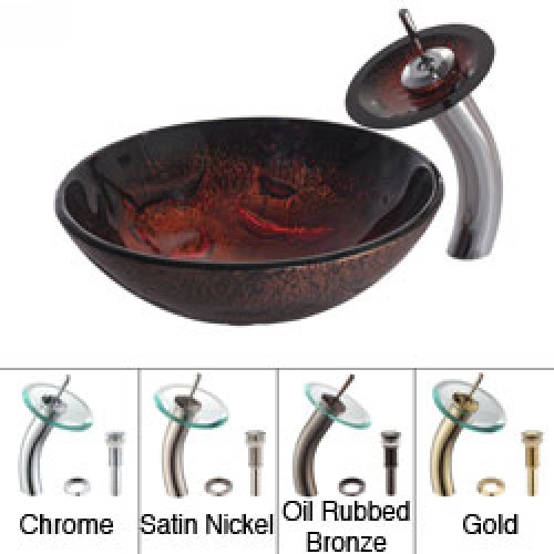 C-GV710-12mm-KGW1700 Накладная раковина на столешницу  прямоугольная Krausru  - Вид №5