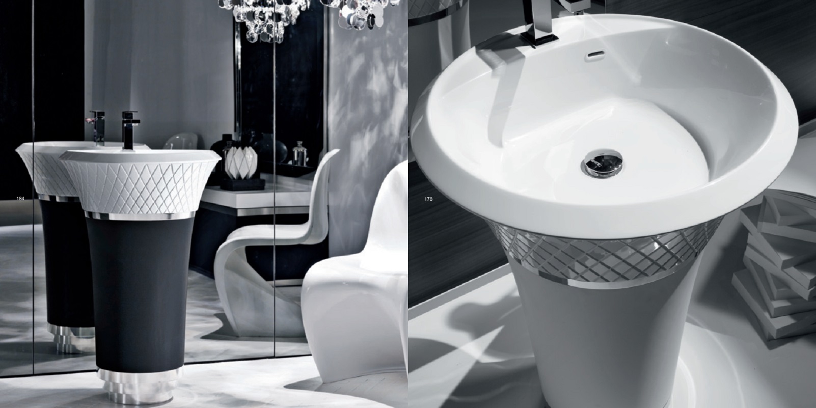 DX1 Встроенная раковина под столешницу круглая Falper  - Вид №2