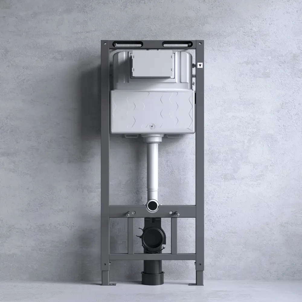 Комплект инсталляции AM.PM Tech с безободковым унитазом Sensea Neo клавиша AM.PM Tech L хром STLM-2180231 - Вид №4