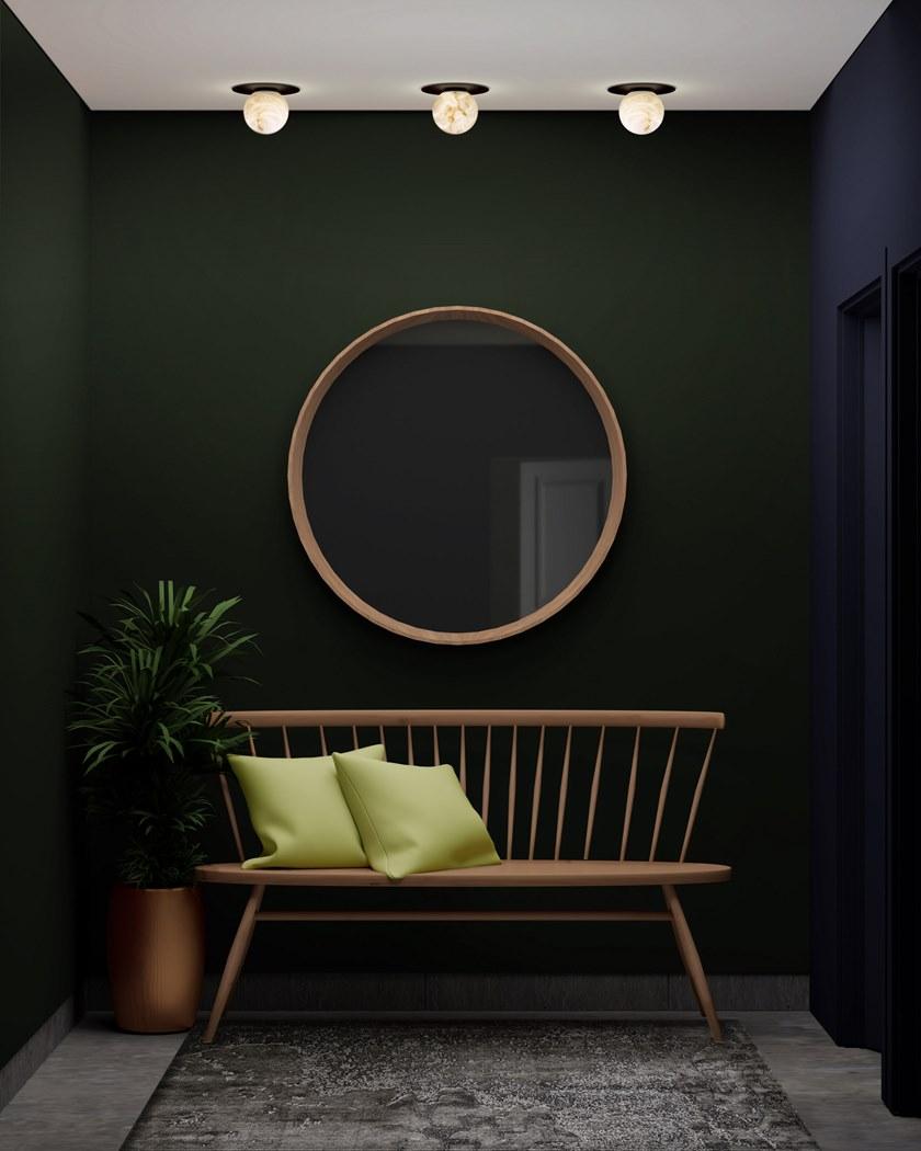 Alma light Потолочный светильник из алебастра и железа Tribeca 9800018 - Вид №1