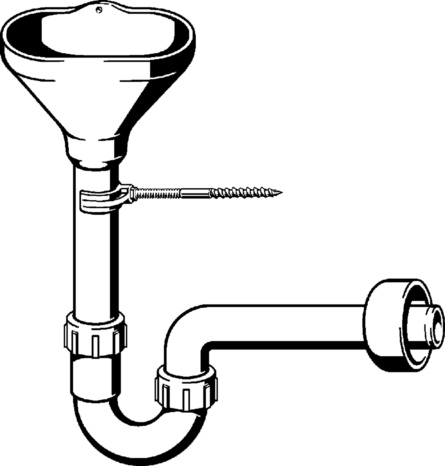 Канализационная арматура  Сифоны для моек, умывальников и бытовой техники  Трапы VIEGA 105 181 Модель 7985.945 Santreyd  - Вид №1