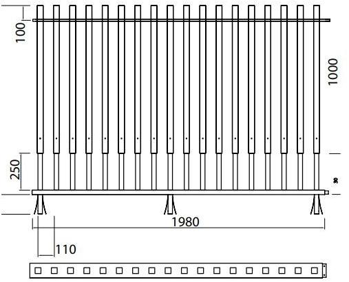 Tarimatec Wpc забор Recinzioni sun-id-1366132 - Вид №4