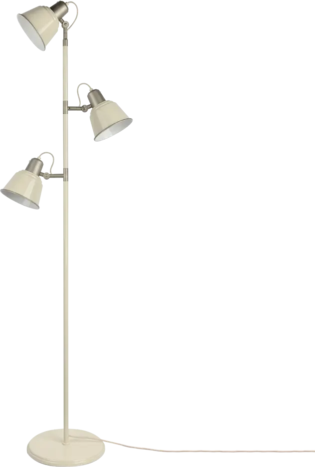 Торшер INSPIRE Milky с регулируемыми плафонами в современном стиле 82908116