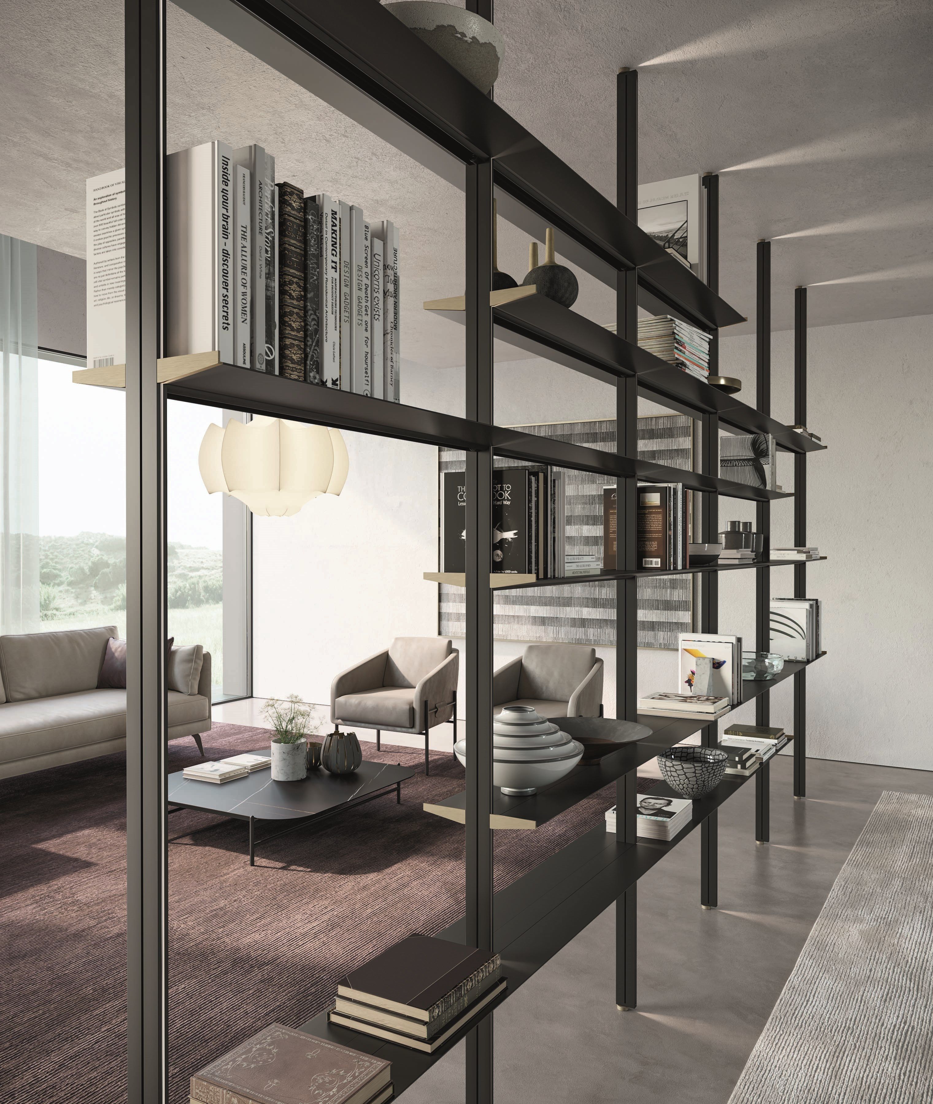 Книжный шкаф из металла Dall'Agnese BAMBOO ARCH-00049701 - Вид №4