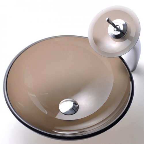 C-GV103FR-KGW1700-PU10 Накладная раковина на столешницу  прямоугольная Krausru 