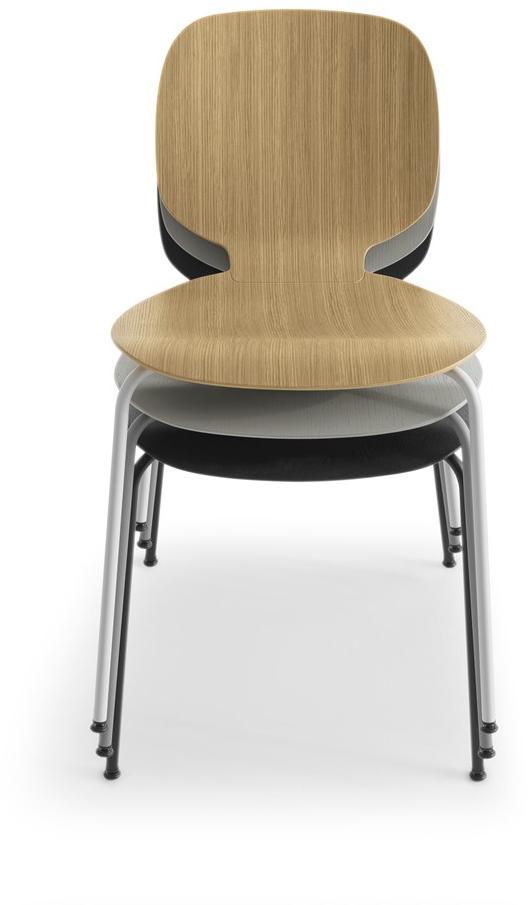 Crassevig Штабелируемый лакированный стул Alis sun-id-1426278 - Вид №6