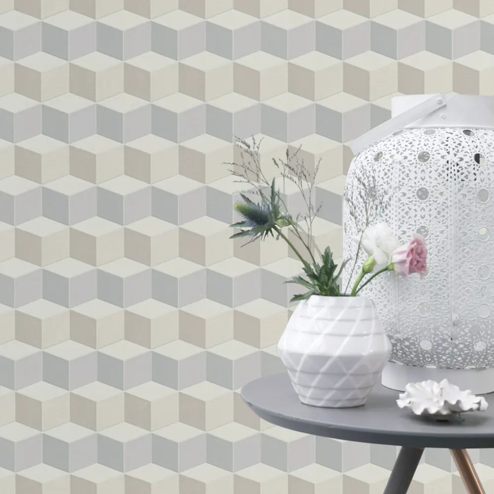 Обои «Геометрия», флизелиновые, цвет серый, 0.53х10.05 м Rasch Uptown STLM-2158556 - Вид №2