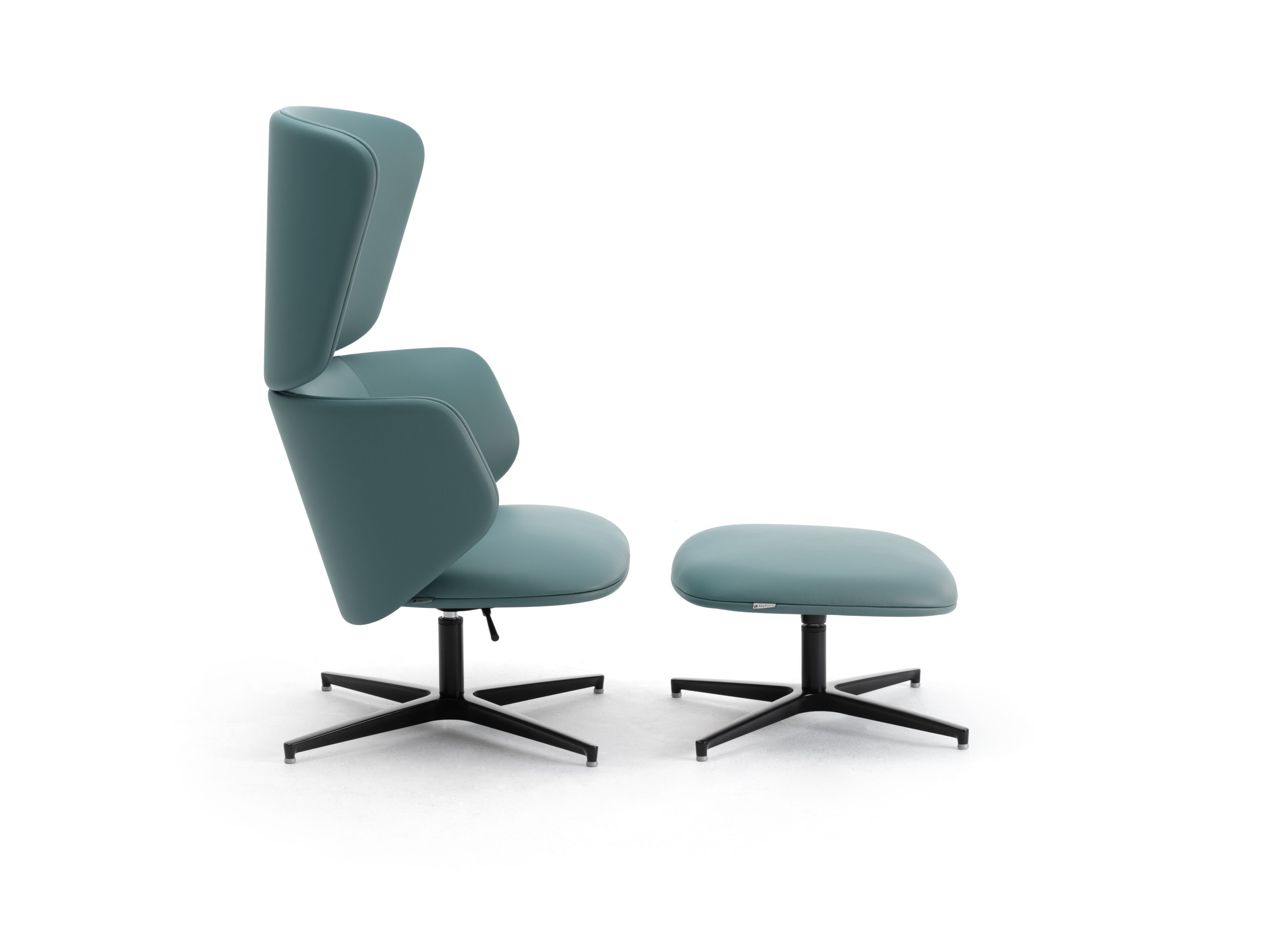 Кожаное вращающееся кресло с высокой спинкой для контракта Leyform Alisè Lounge ARCH-00064529 - Вид №5