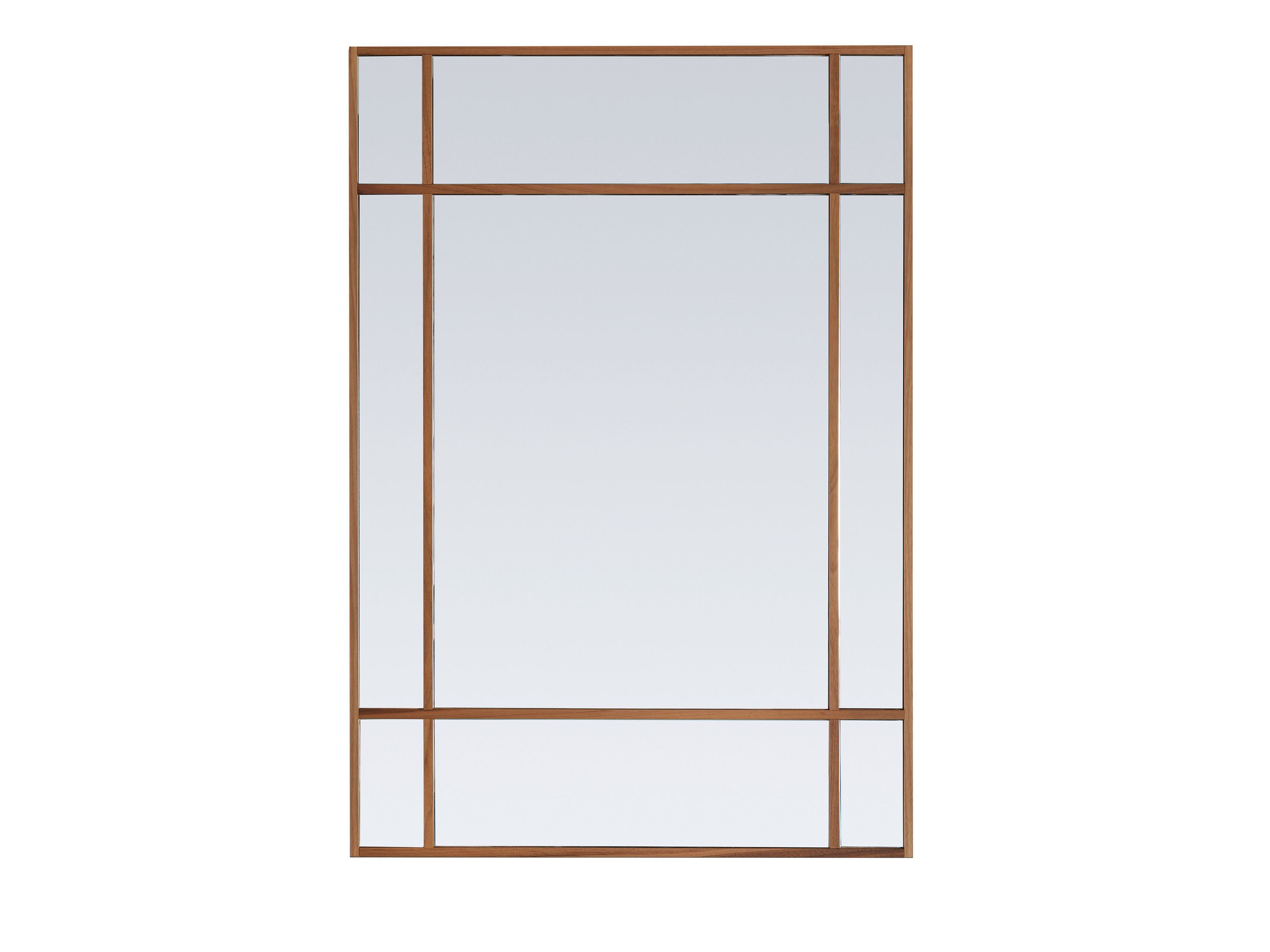 Прямоугольное деревянное настенное зеркало Modesign THAI ARCH-00008814