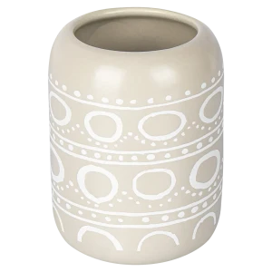 Керамический стакан для зубных щеток Swensa Nova в серо-бежевом цвете 89380237