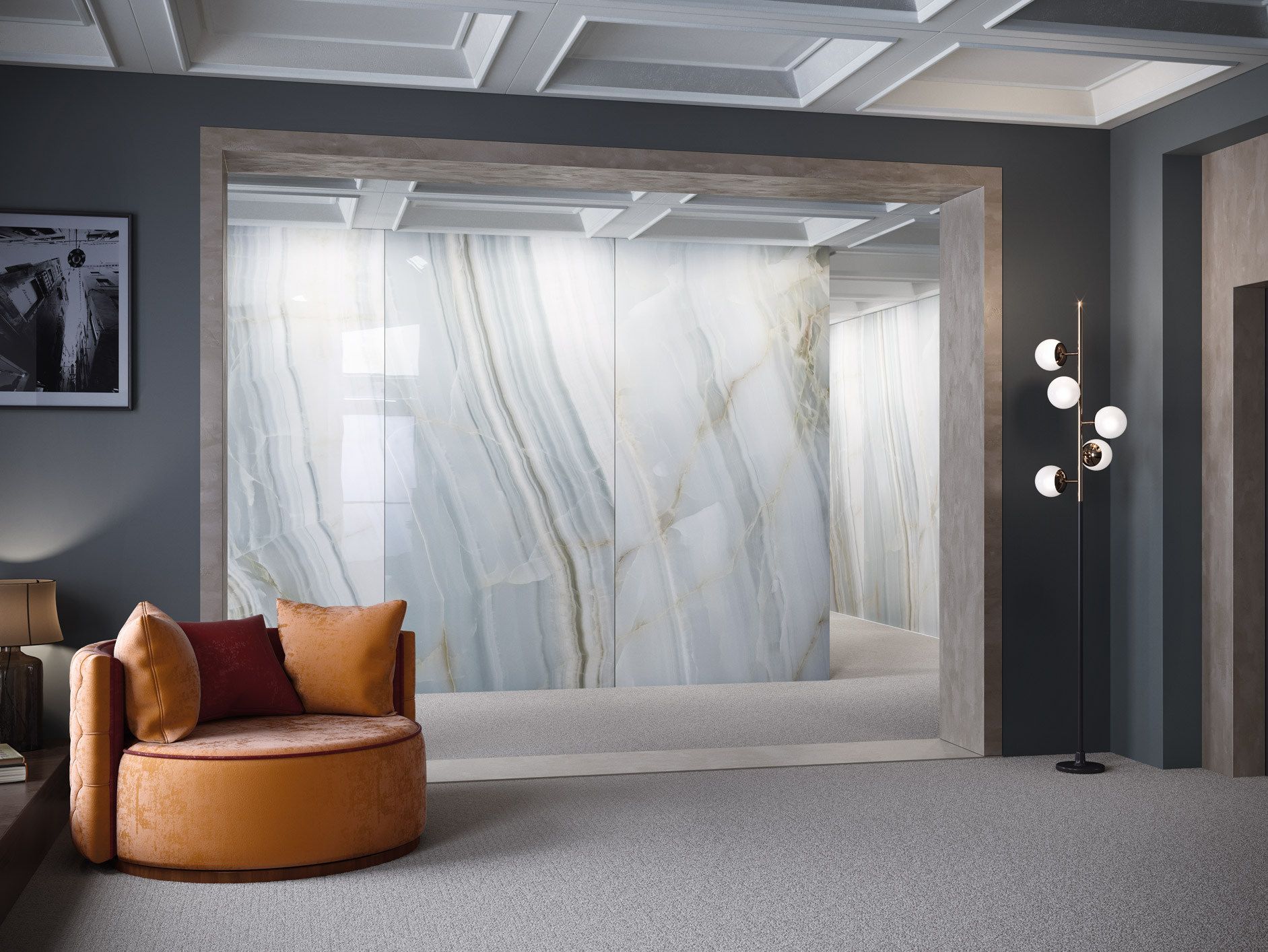 Декоративная панель из алюминия, стекла или ПММА Tecnografica драгоценные камни ARCH-00080629