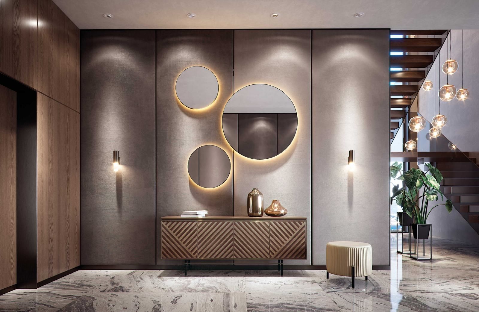 Круглый пуф из ткани Capital Collection TOULOUSE .60 ARCH-00143142 - Вид №4