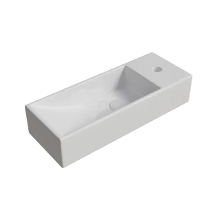 Мини-раковина Slim Mini P38 накладная на столешницу 38x14.5 см 89316163 STLM-2045233