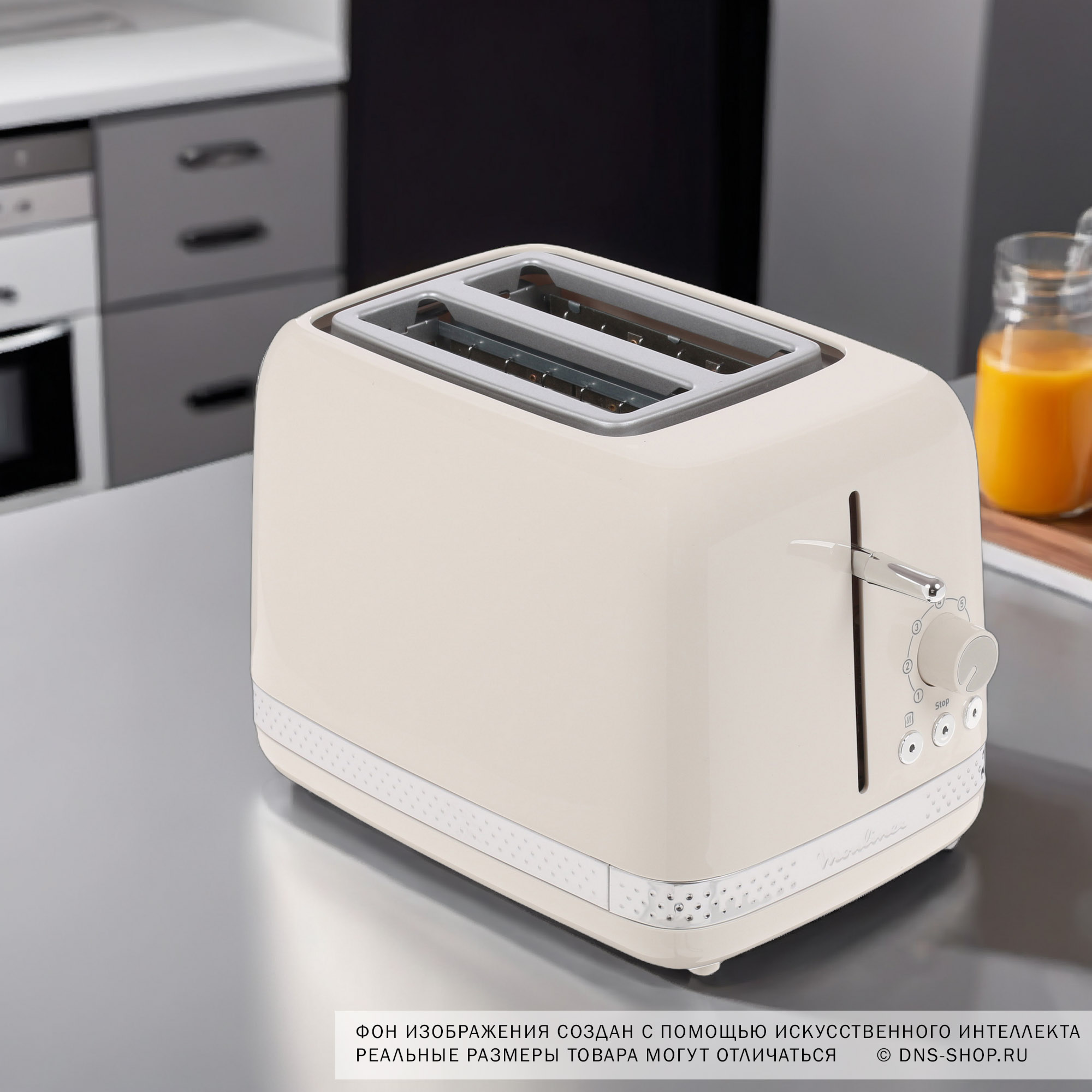 1661290 Тостер Moulinex Soleil LT300A30 бежевый STDN-0029381 - Вид №17