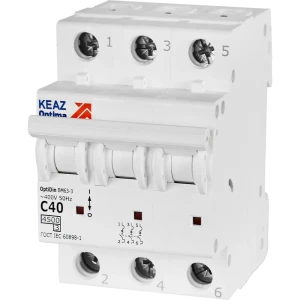 Автоматический выключатель КЭАЗ Opti Din BM63 3P 40А для надежной защиты электросети 89206643