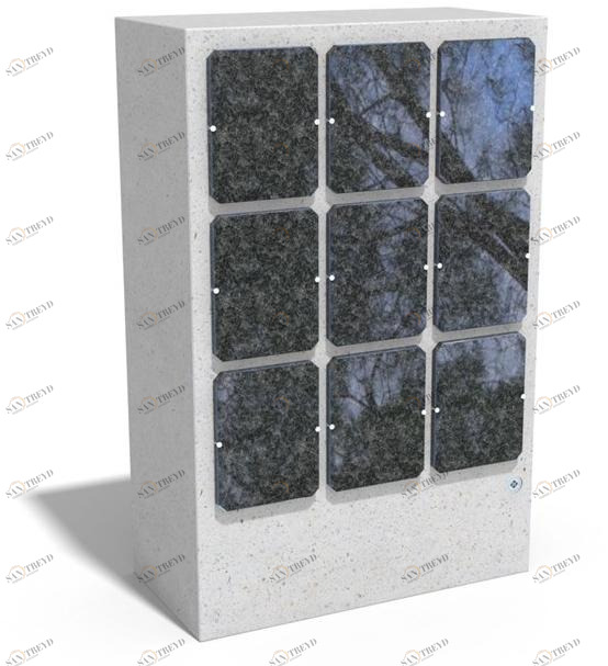 ENCHO ENCHEV - ETE Памятная бетонная стена  204 