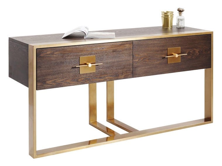 Прямоугольная консоль из шпона с ящиками KARE Design Осака ARCH-00123024 - Вид №2