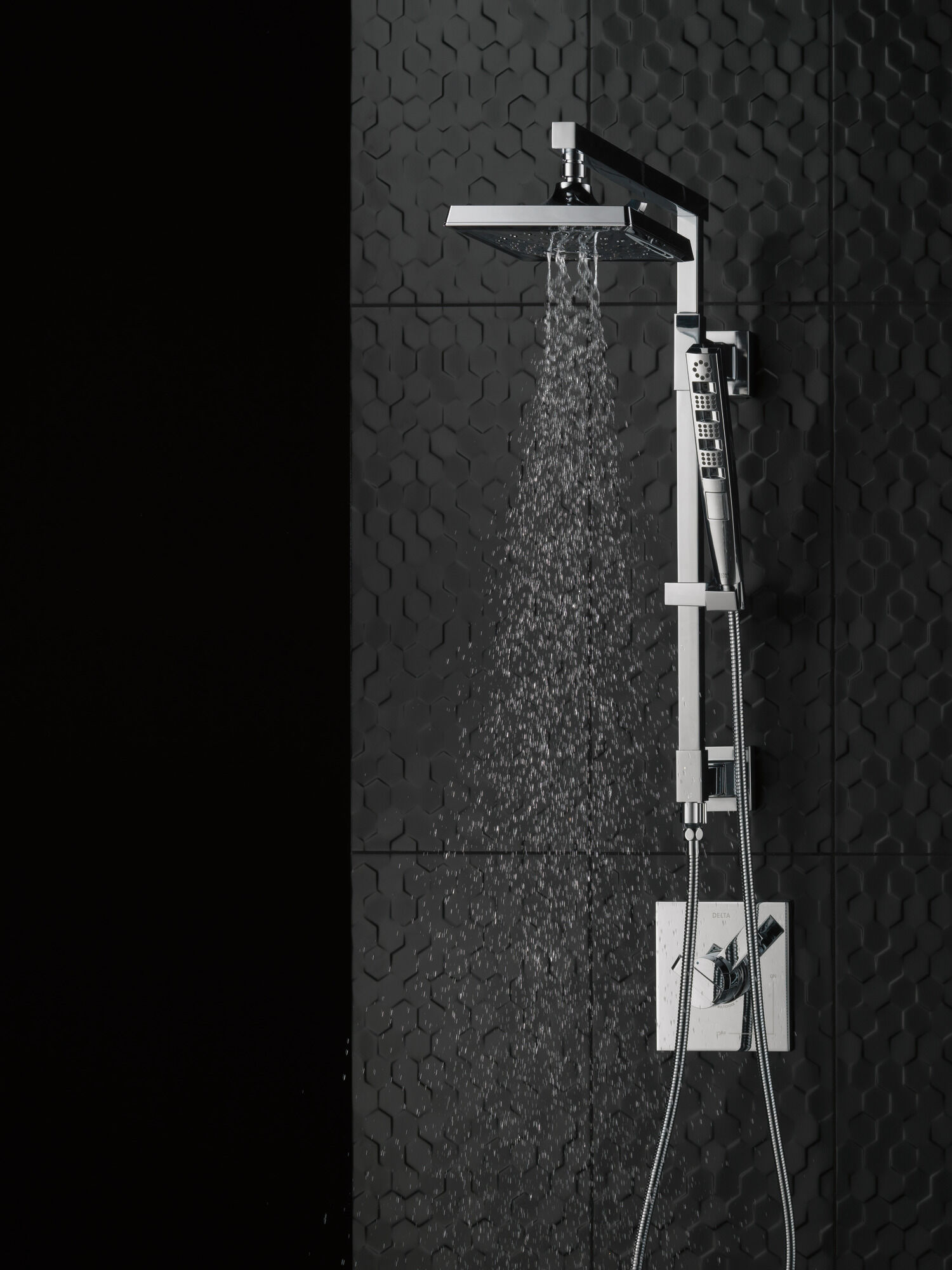 58410 Душевая колонна угловая 18 дюймов Delta Faucet Universal Showering Хром  - Вид №9