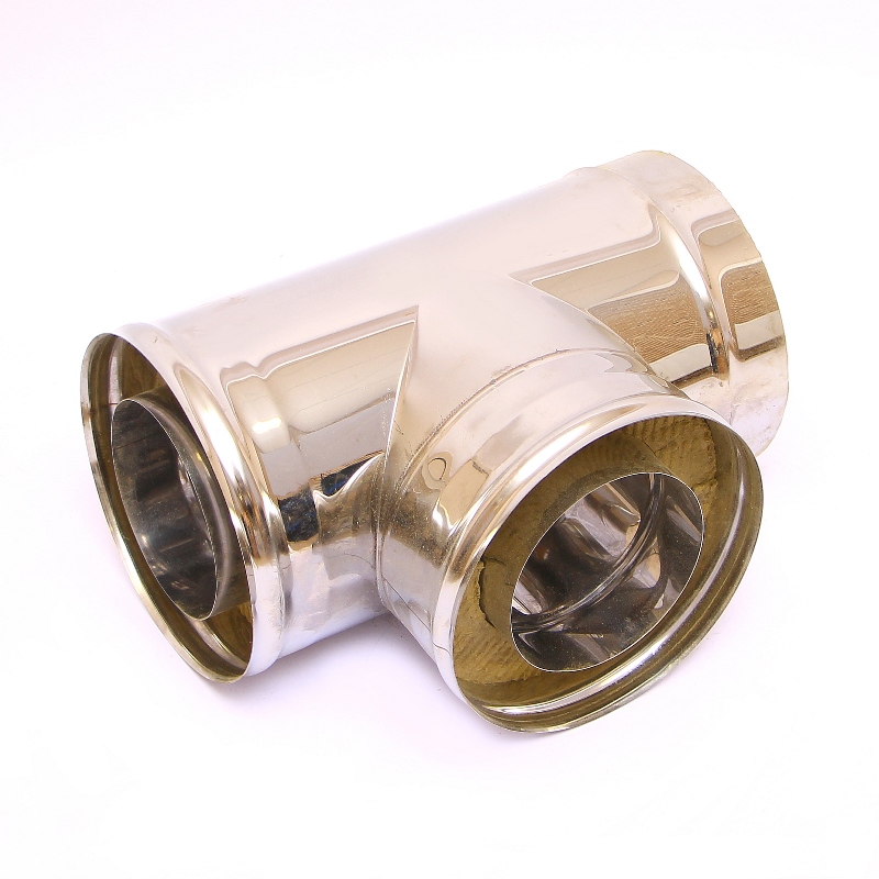 Сэндвич-тройник 90" Ferrum Ф180х280 нержавеющая сталь (430/0,5мм) FD11180N4FF