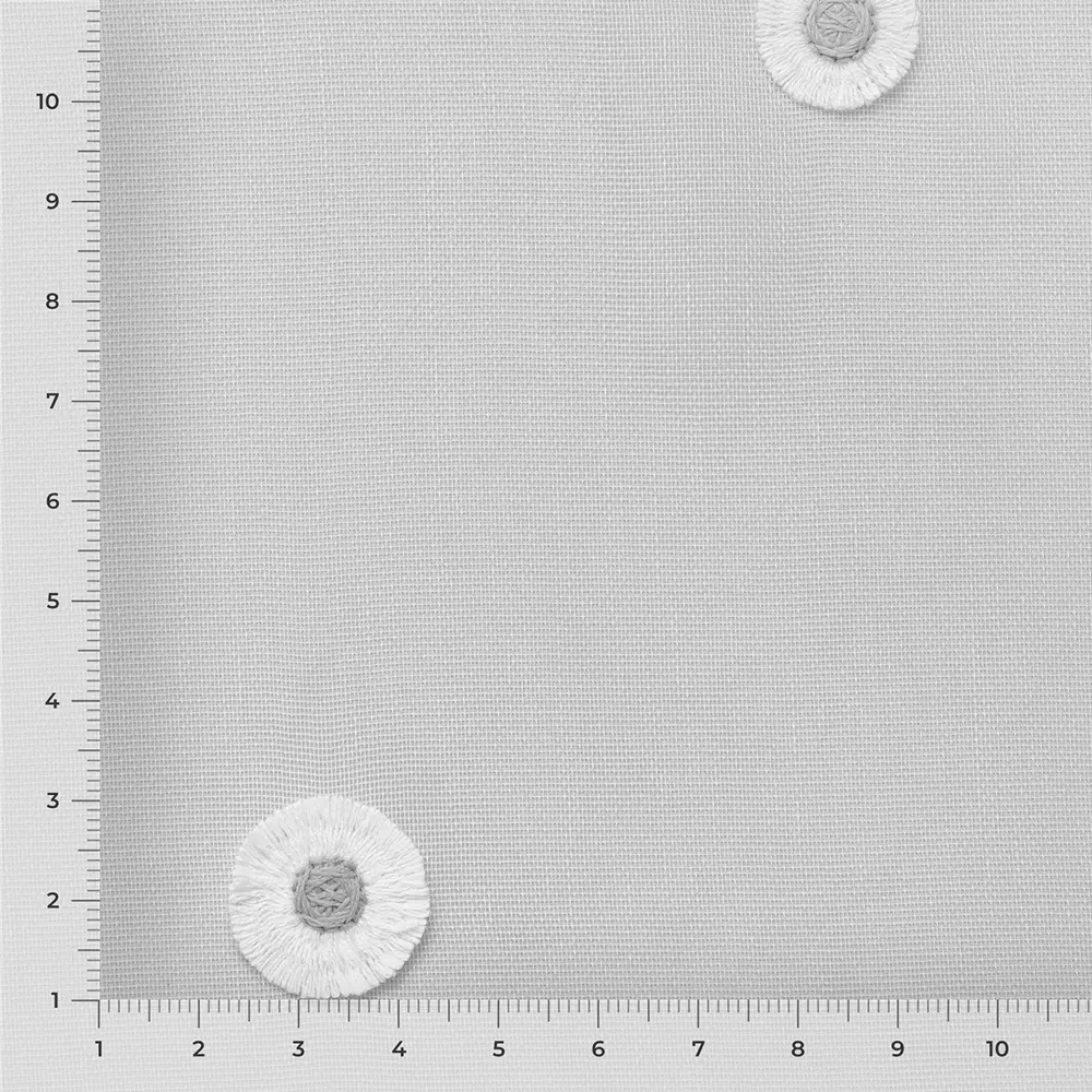 ЛТ тюль 1 п/м вышив lux zolia кремовый 02 300 см TEX REPUBLIC STLM-2116038 - Вид №1