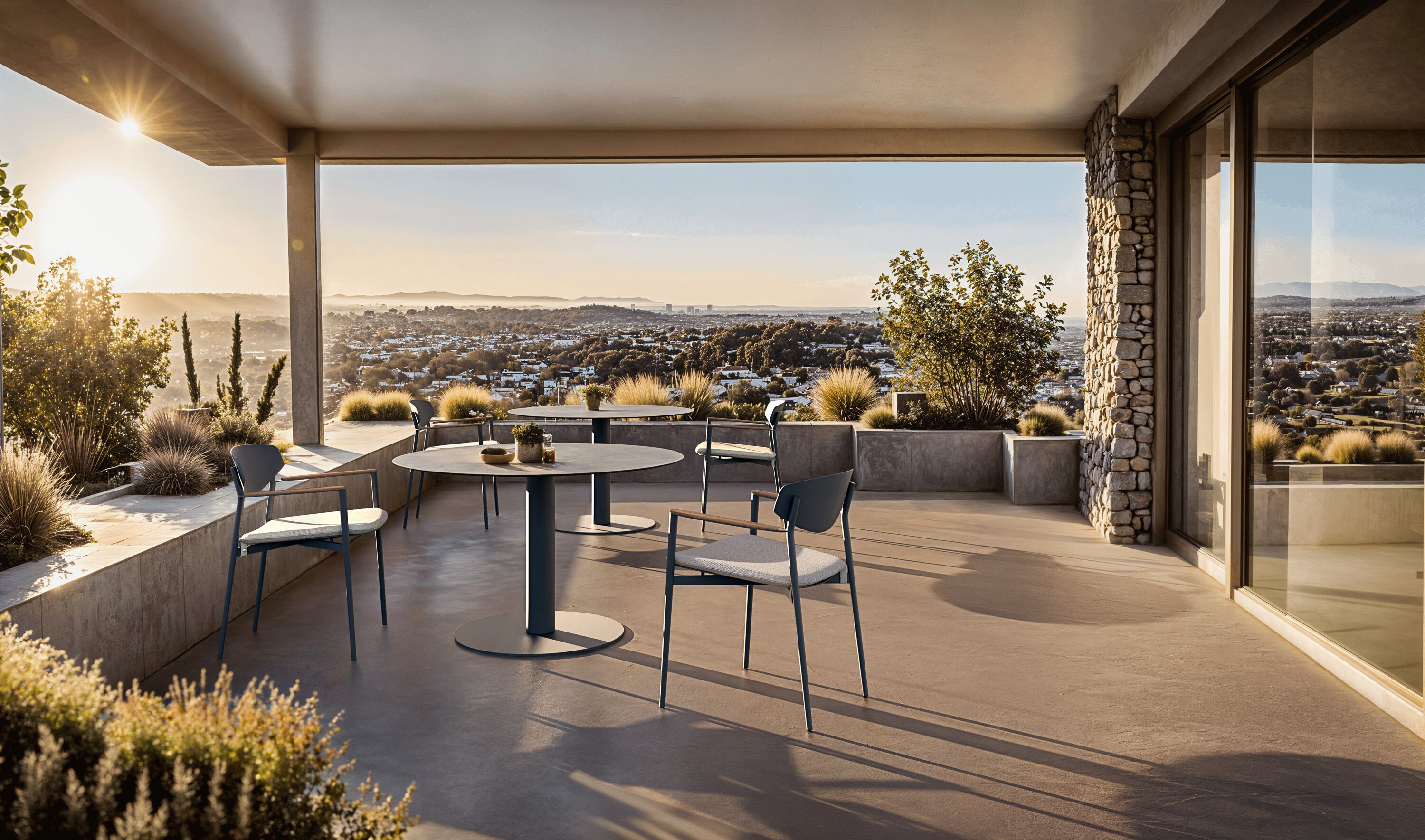 Алюминиевый штабелируемый садовый стул с подлокотниками Atmosphera оригами ARCH-00078253 - Вид №4