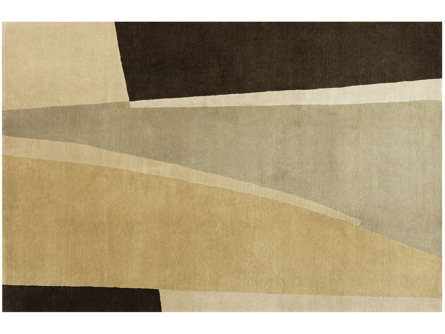 Прямоугольный ковер ручной работы из шерсти Diacasan Edition непальские ковры ARCH-00033392