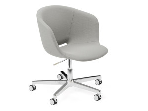 Поворотный стул с регулируемой высотой из ткани