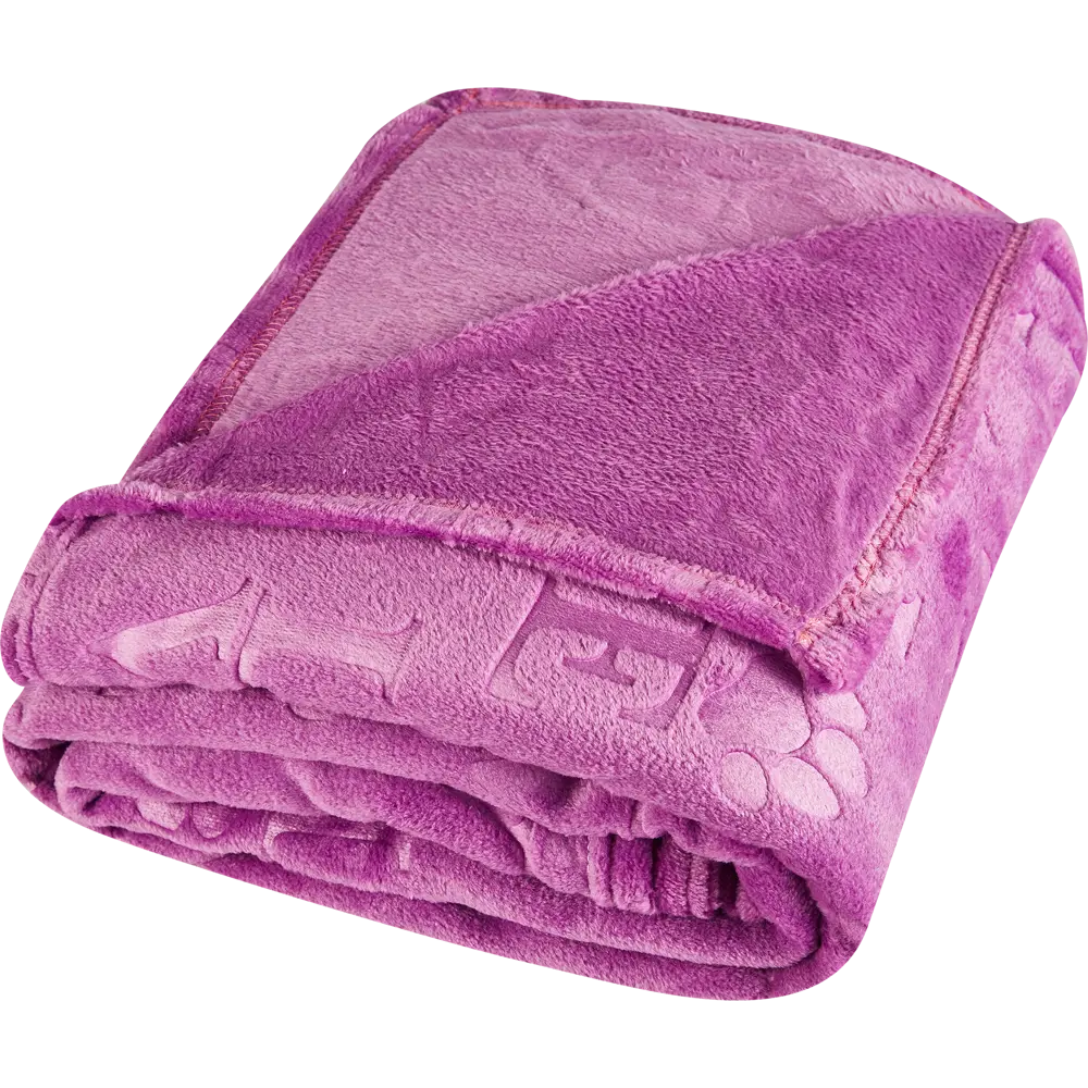 Плед Lapa 150x200 см фланель цвет пурпурный Ardenza STLM-2139613