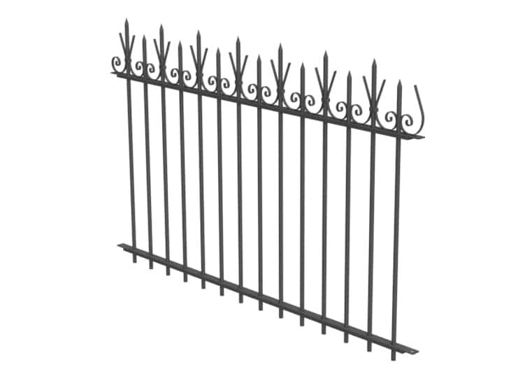 Стальной забор с порошковым покрытием Urbencéa SLEEK ARCH-00140393