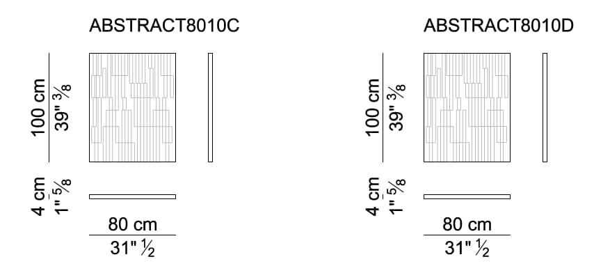 Декоративная кожаная панель i 4 Mariani Abstract Leather ARCH-00110820 - Вид №2