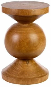Pols Potten Низкий деревянный табурет  500-030-025