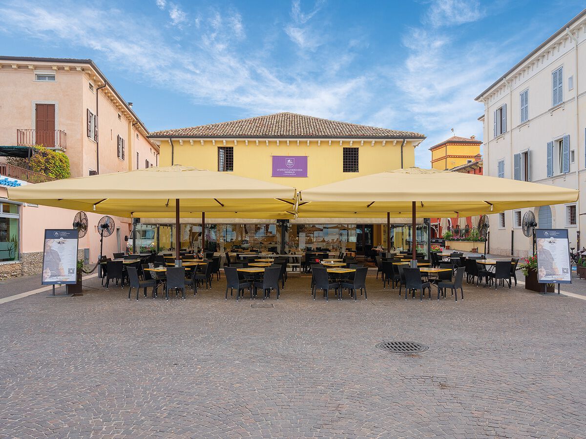 Зонт с телескопическим центральным полюсом Ombrellificio Poggesi MAGNUM ARCH-00058265 - Вид №1