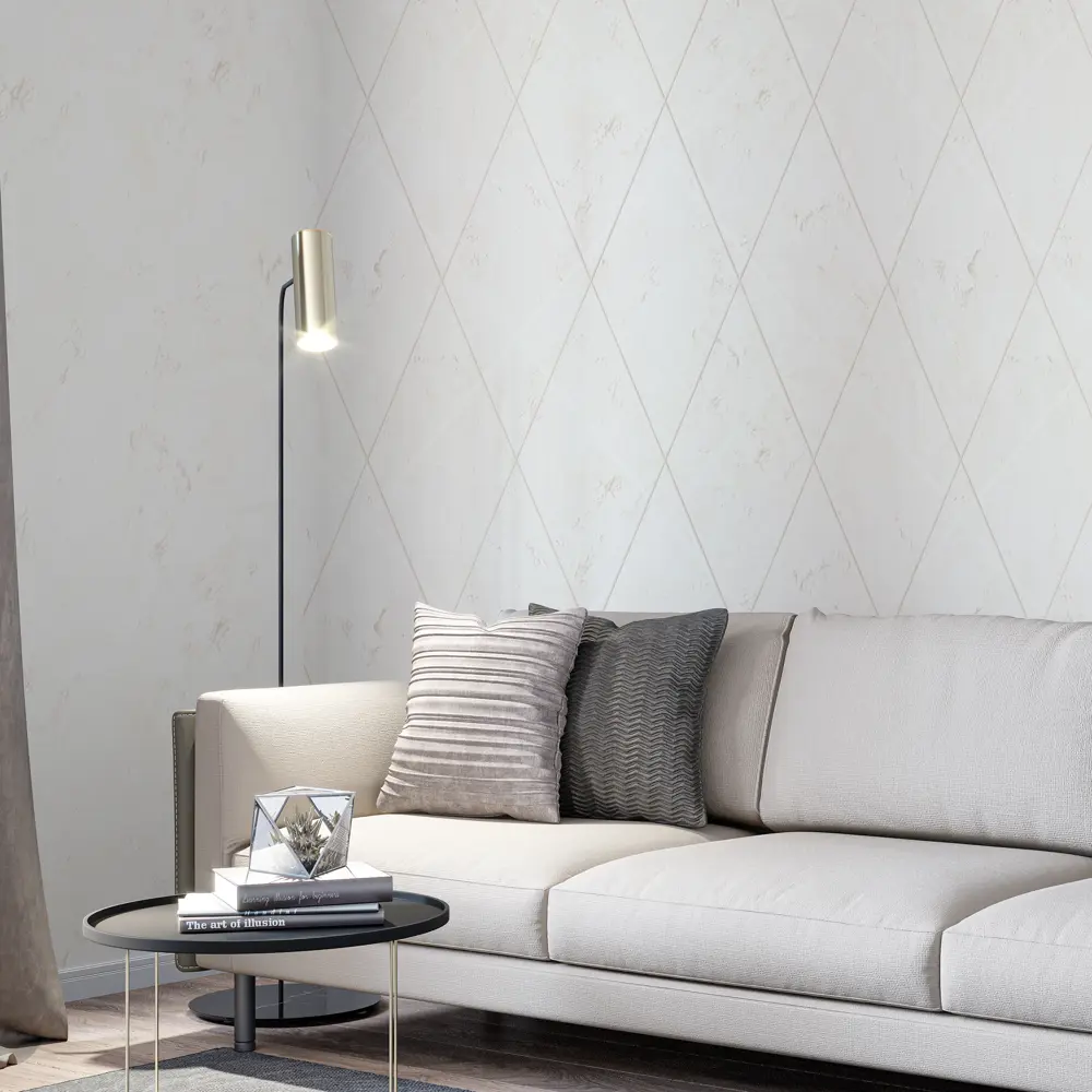 Обои флизелиновые Palitra Life Novopolis белые абстрактные 1.06 м 89411608 STLM-1568897 - Вид №5