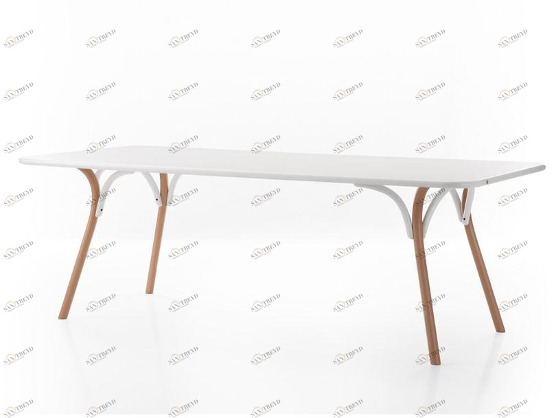 Wiener GTV Design Прямоугольный стол из бука Arch sun-id-1456872