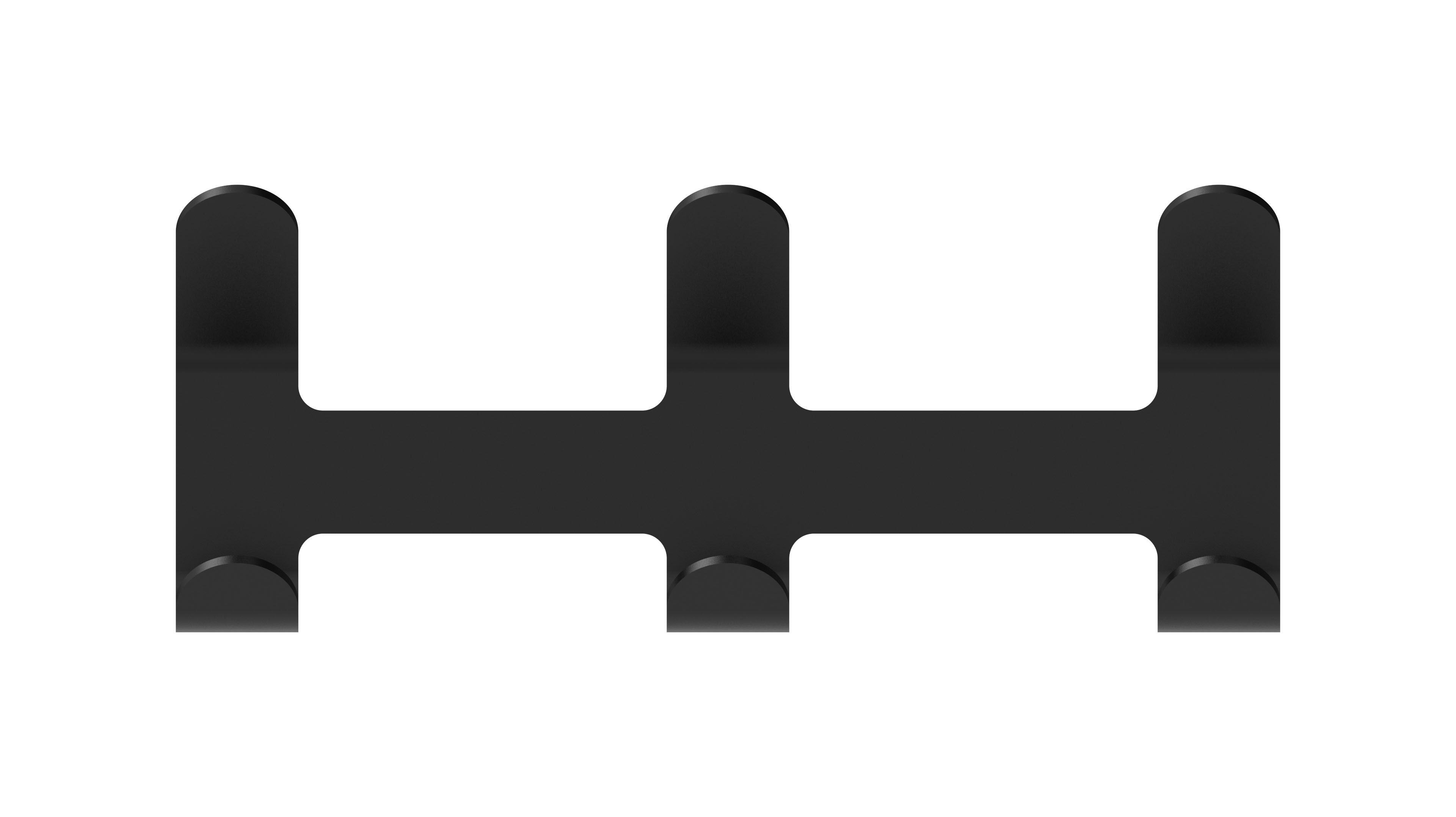 Стальная настенная вешалка с порошковым покрытием FUNCTIONALS SEI ARCH-00141446 - Вид №20