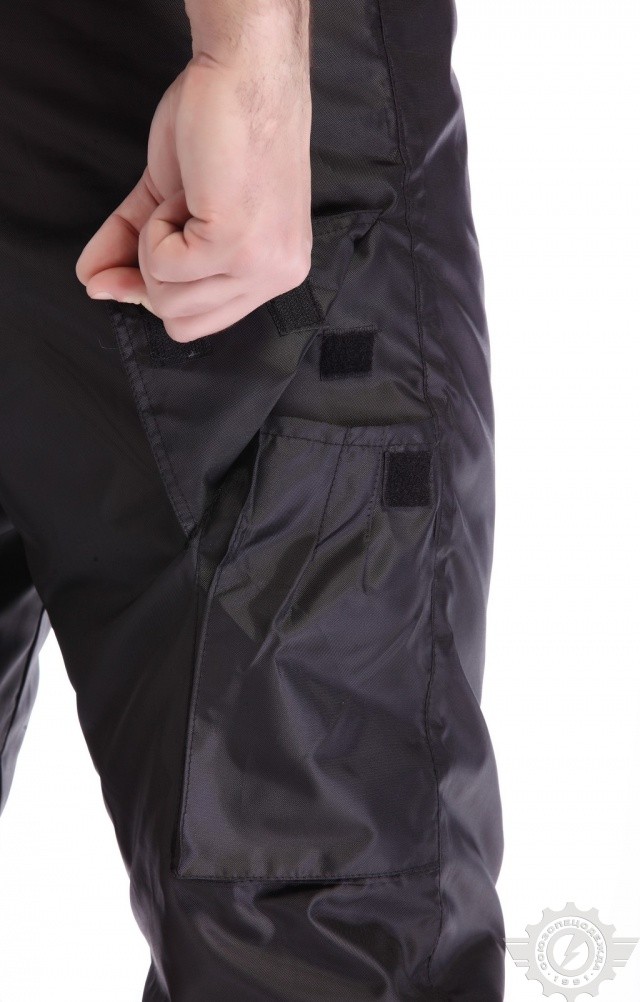 65003 Брюки непромокаемые зимние черные  Зимняя спецодежда  размер 52-54/182-188  - Вид №7