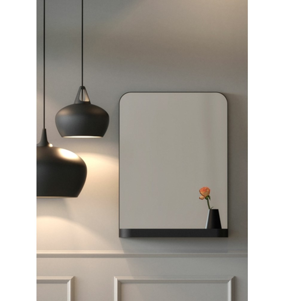 FROST Зеркало TB600, 80x60cm » чёрное   TB600-B  - Вид №1