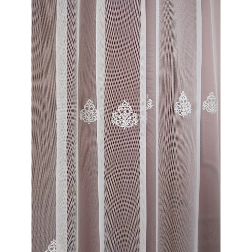 Тюль 1 м/п Коронки сетка 280 см цвет бежево-золотой ELIT HOME STLM-2052511 - Вид №2