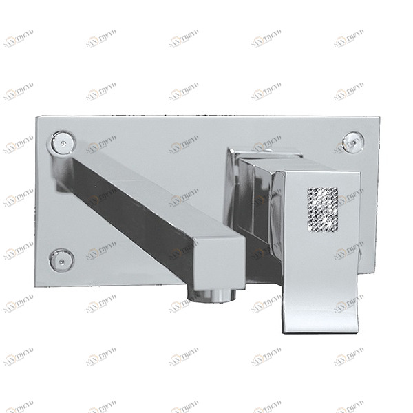 Однорычажный смеситель для раковины настенный с клапаном клик-клак 56.304C MAIER SURF DIAMOND 56304C