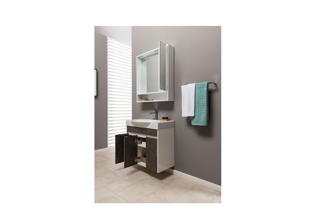 Тумба с раковиной Aquanet Коста 76 белый/дуб антик 0018840700188195 - Вид №6